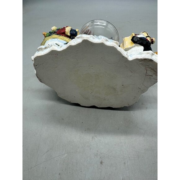 Christmas Snowman Family Candle Holder Figurine Christmas Decoration READ - Picture 7 of 8